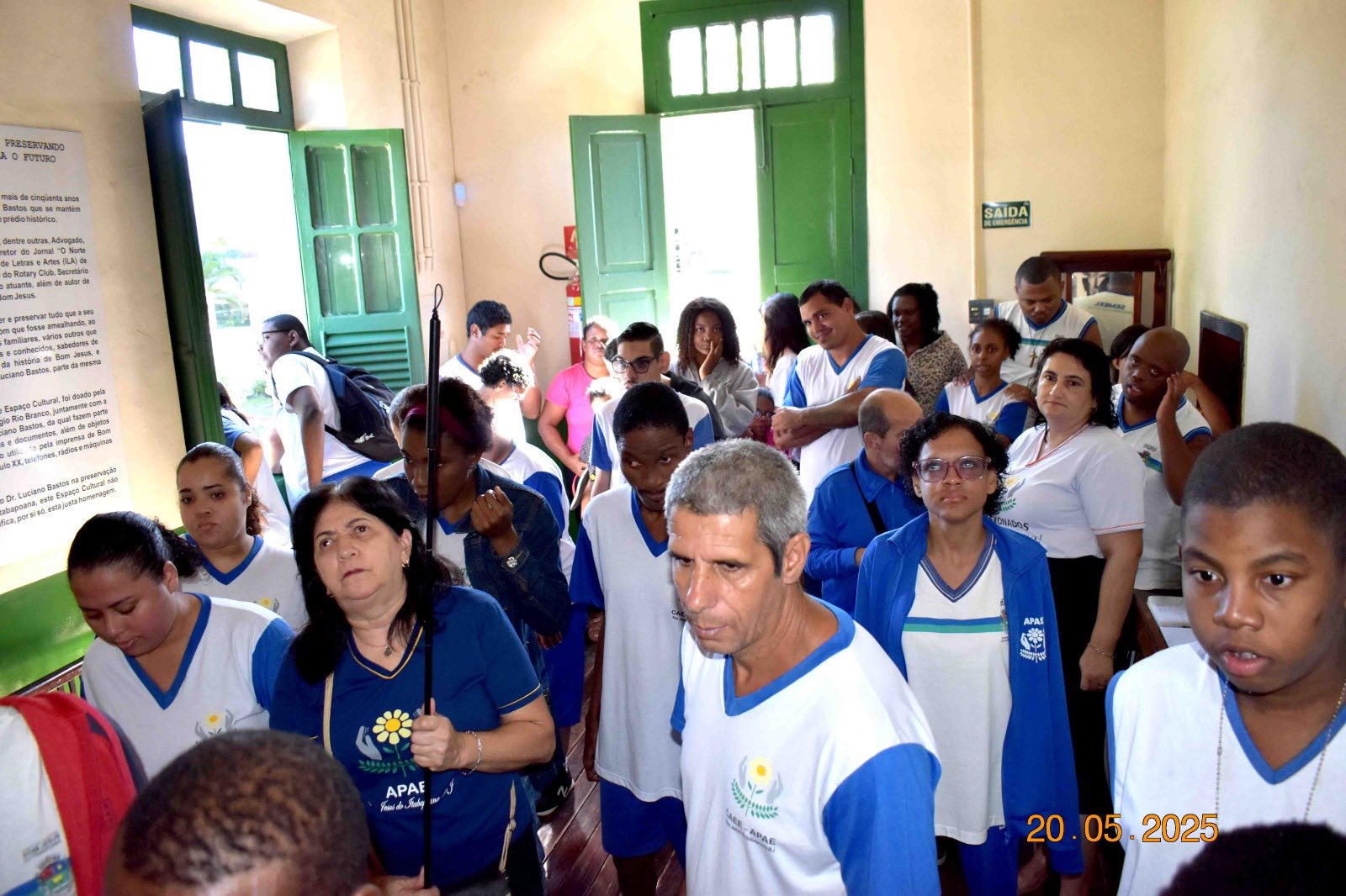 APAE visita o Espaço Cultural Luciano Bastos