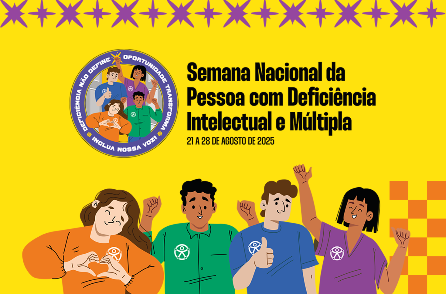 Confira a programação da Semana Nacional da Pessoa com Deficiência da APAE de Bom Jesus
