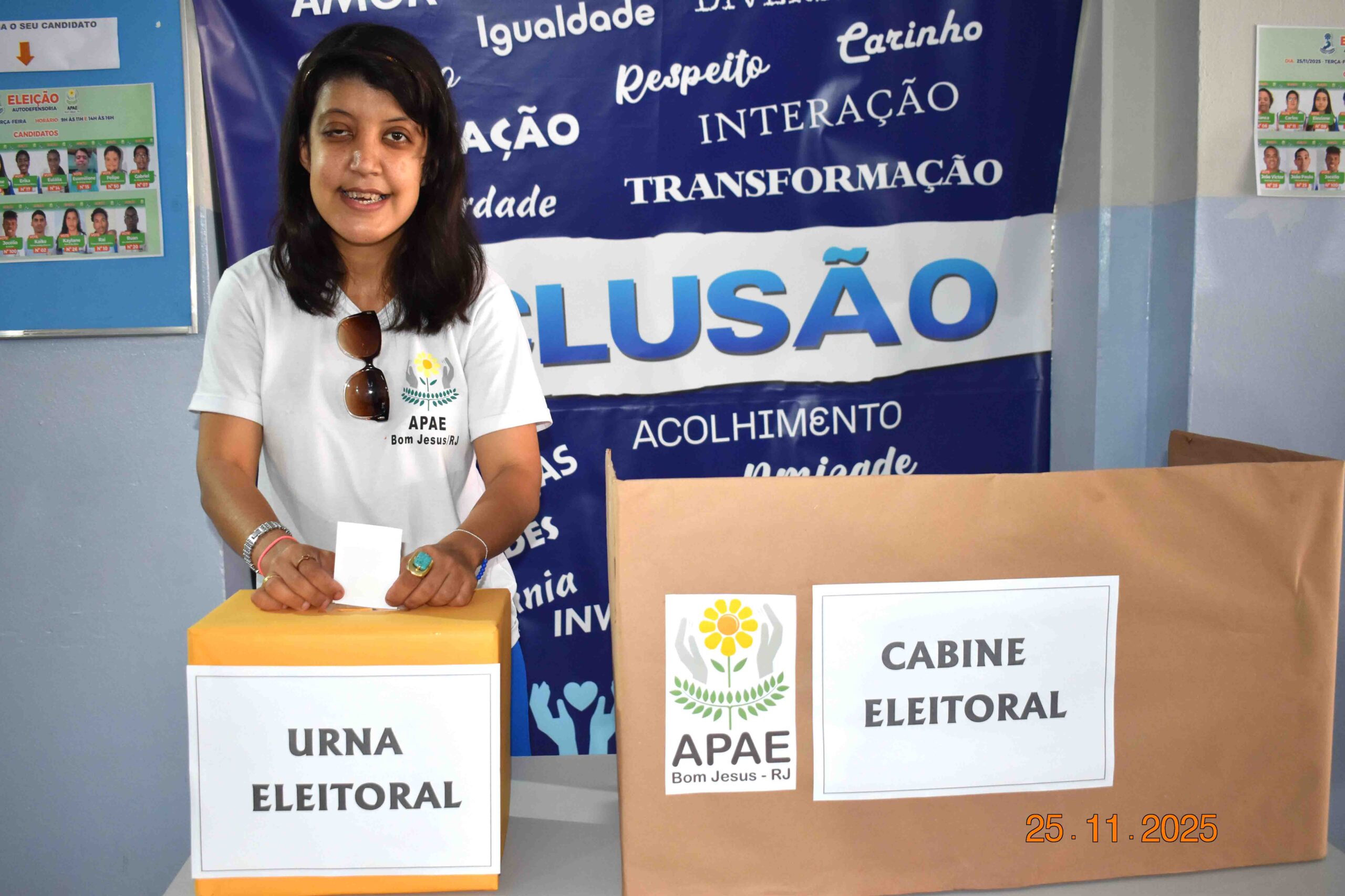 Jocélio Estevão e Kaylane Porto são eleitos autodefensores da APAE de Bom Jesus