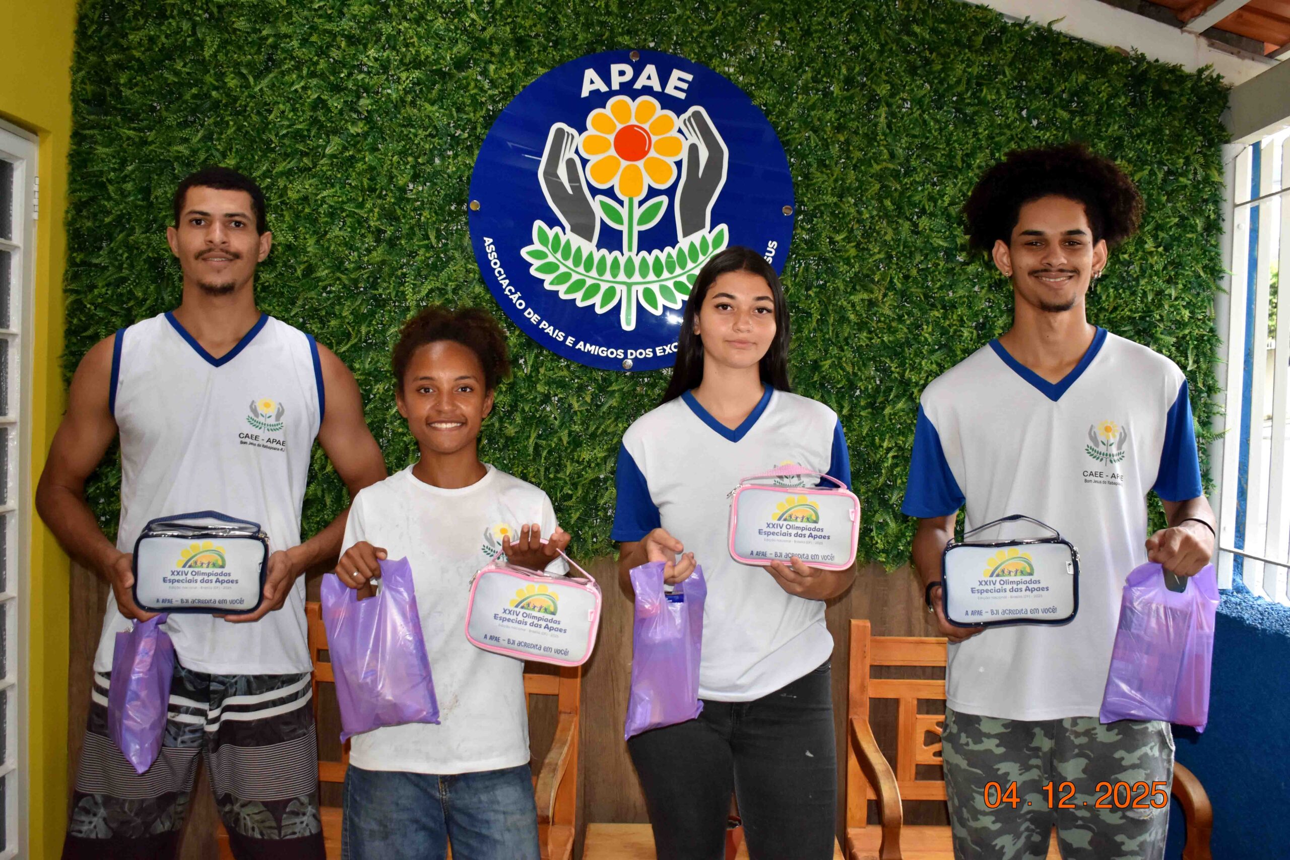 Atletas de malas prontas para a XXIV Edição das Olimpíadas Nacionais das APAEs