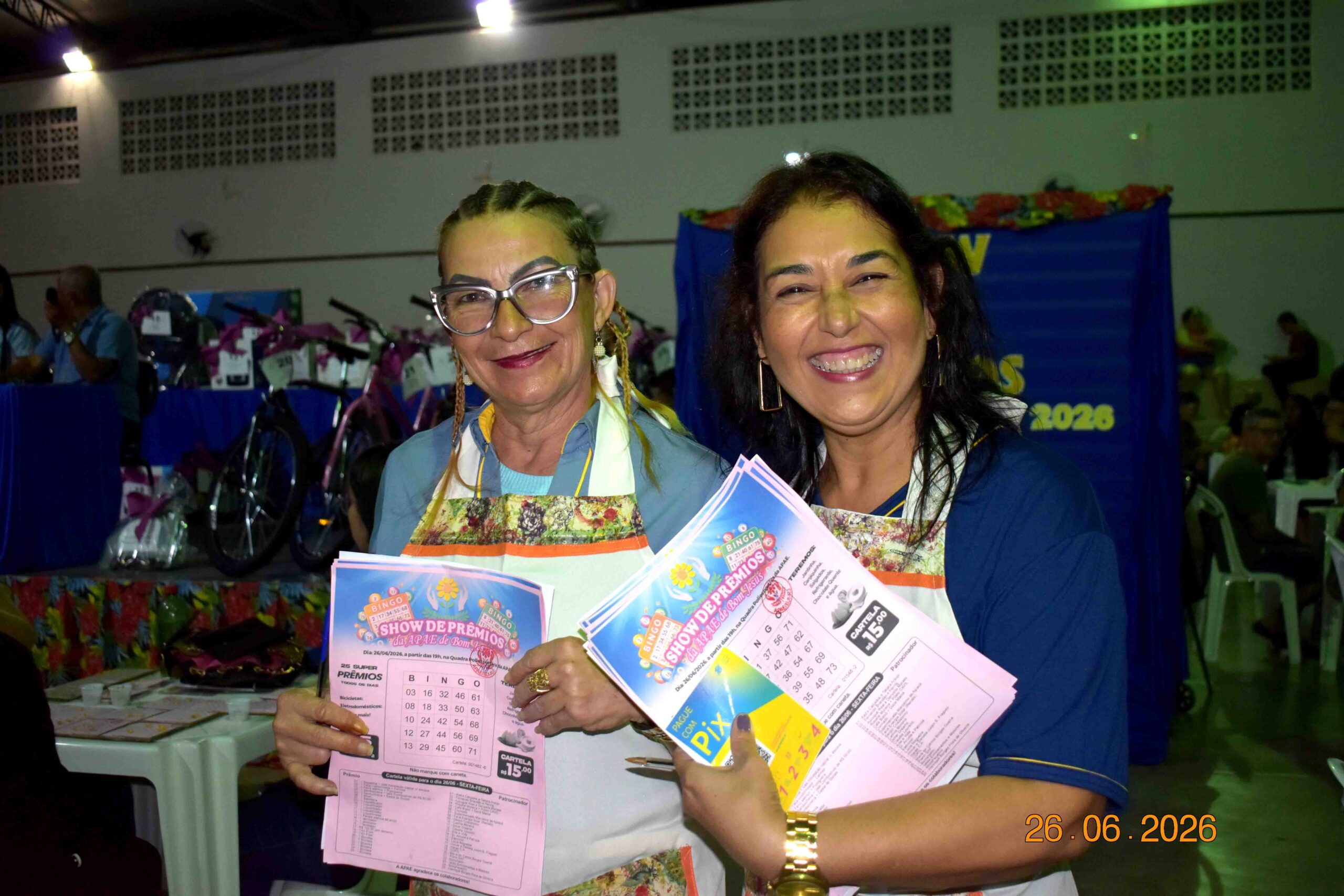 Show de Prêmios lota a Quadra Poliesportiva da APAE!
