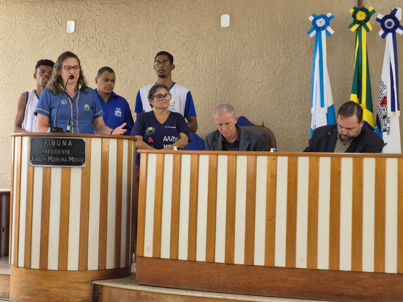 Câmara Municipal de BJI recebe a APAE